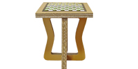 tavolino scacchiera in cartone